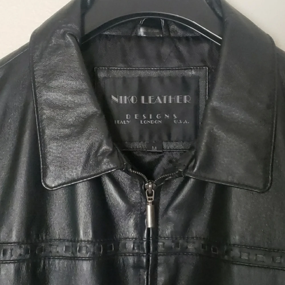 Vintage Niko Genuine Leather Designs Jacket